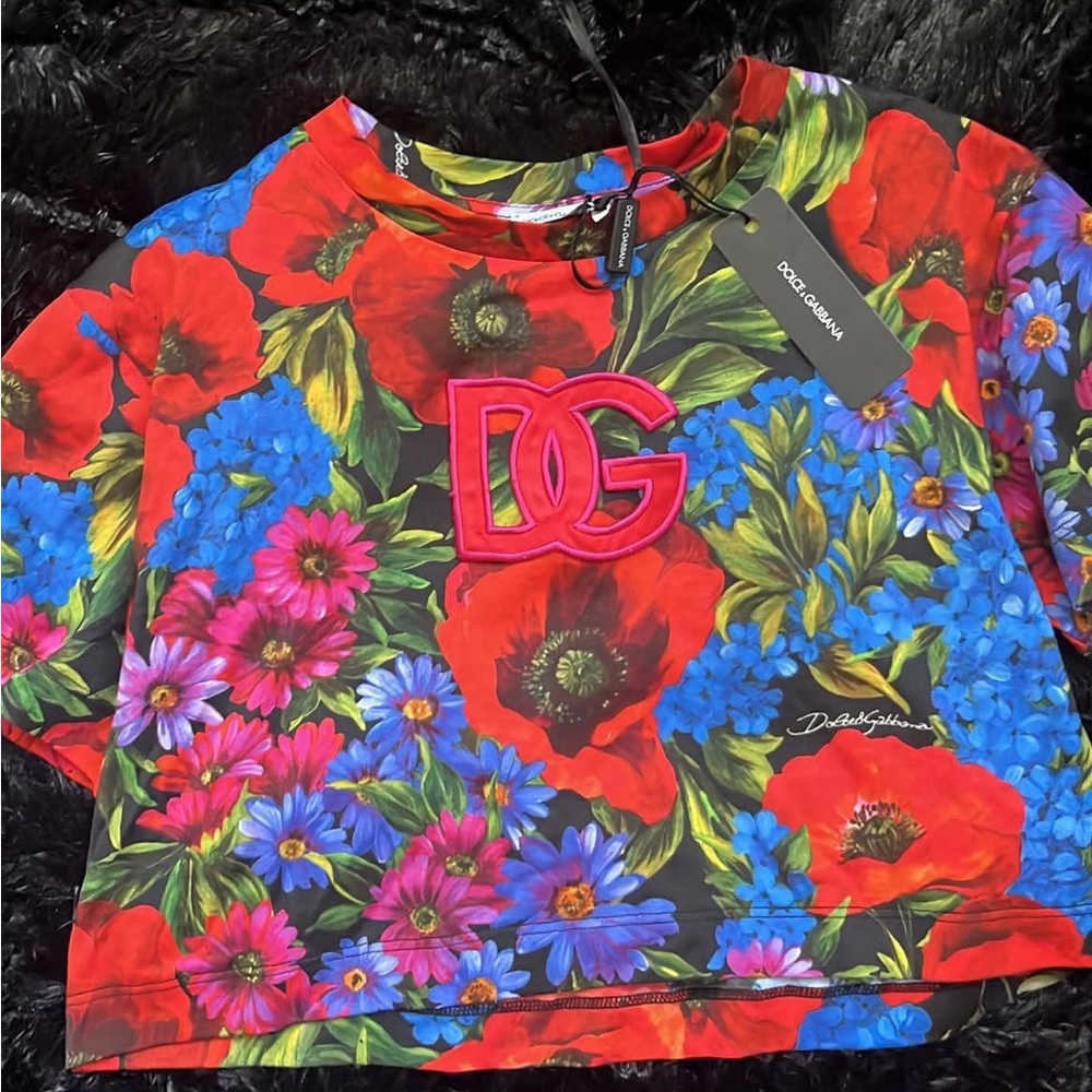 Kids dolce and Gabbana crop shirt